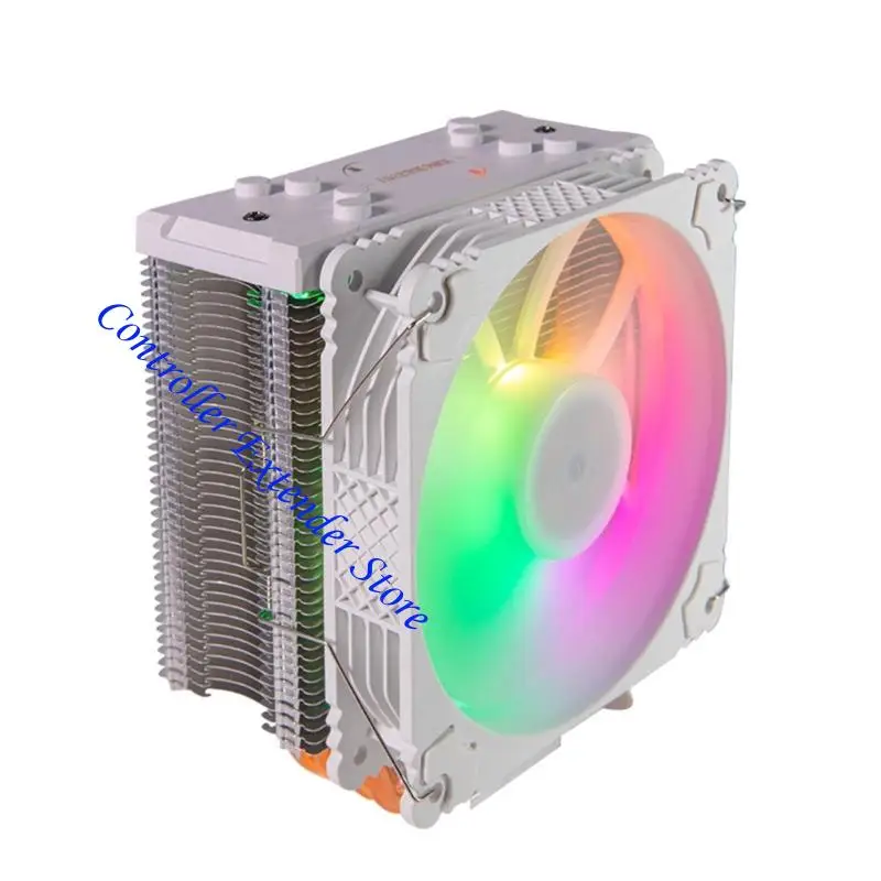N84B Argb Computer Case Fan 4 حرارة تبريد أنابيب تبريد مروحة تبديد حرارة للألعاب كمبيوتر