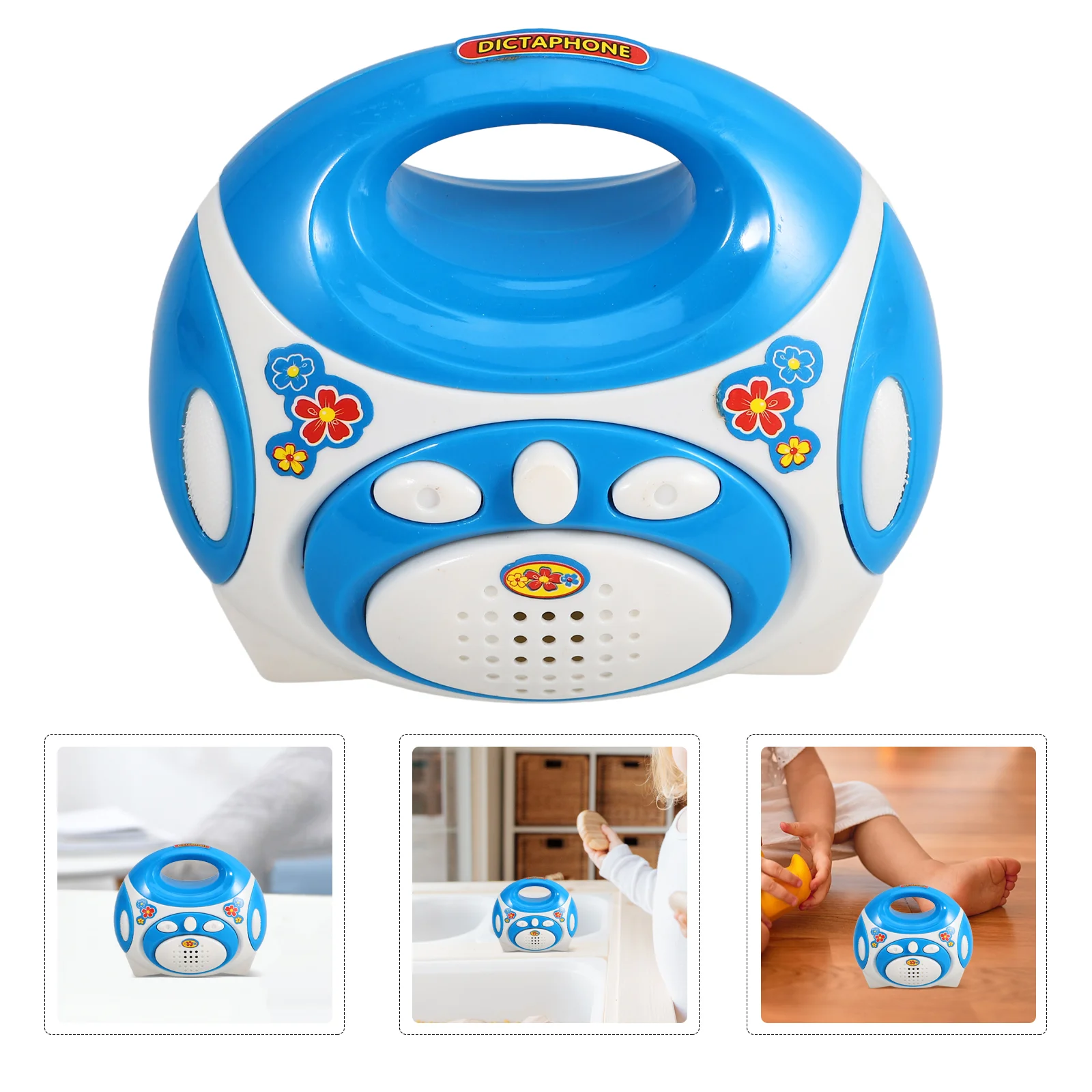 

Analog Radio Kids Toy Educational Plaything Cartoon Childrens Toys Role-playing Simulation Home Appliance Refrigerator House