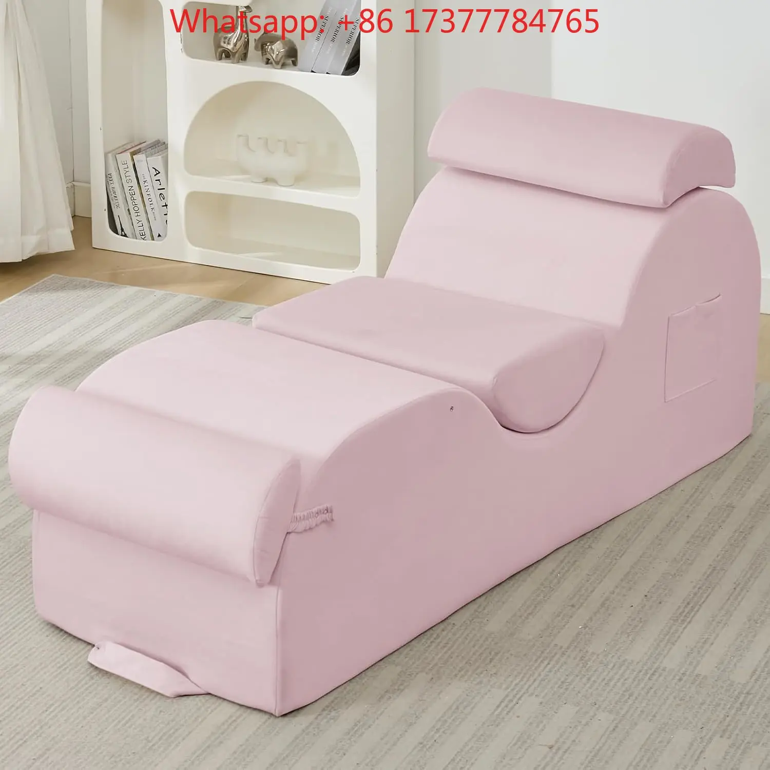 Modern Design Sports Ergonomics Curved Chair Interior Living Room Bedroom Sofa Yoga Chair