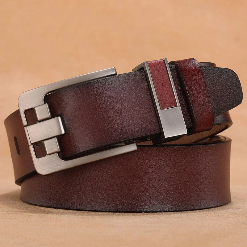 

CETIRI Men High Quality Genuine Leather Belt Luxury Designer Belts Men Cowskin Fashion Strap Male Jeans for Man