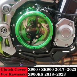 For Kawasaki ZR900 Z900RS 2018-2026 Z900 Motorcycle Accessories Engine Clear Clutch Cover Protector Guard ZR Z 900 Z900 RS 2025