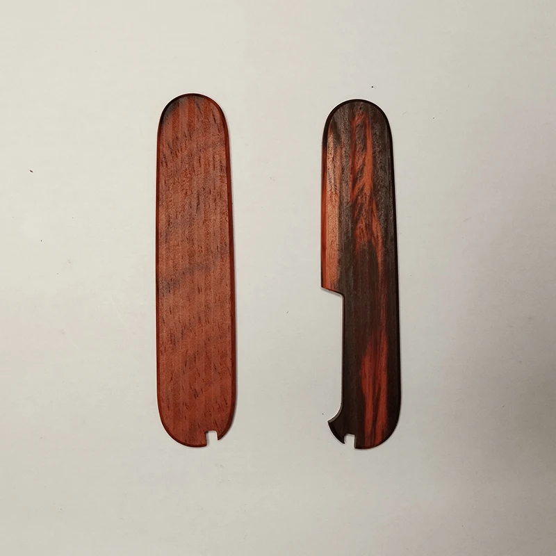 

NEW Custom Made Wood Grip Handle Scales For 91mm Victorinox Swiss Army Knives DIY Making Accessories Parts Patches
