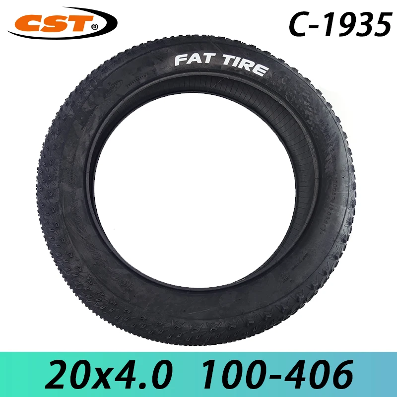 CST 20x4.0 Fat Tire Electric Snowmobile Beach Bicycle Tire for MTB Off-Road Bike Front Rear Wheel Anti-Slip Fat Tire C-1935/1752