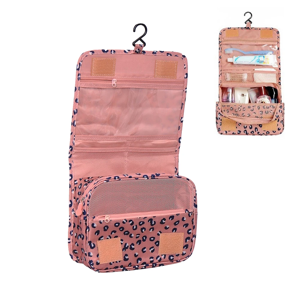 

Hanging Travel Storage Bag Navy Point Polyester Ultra-Light Waterproof Organizer Pouch Multiple Compartments Hanging Hook