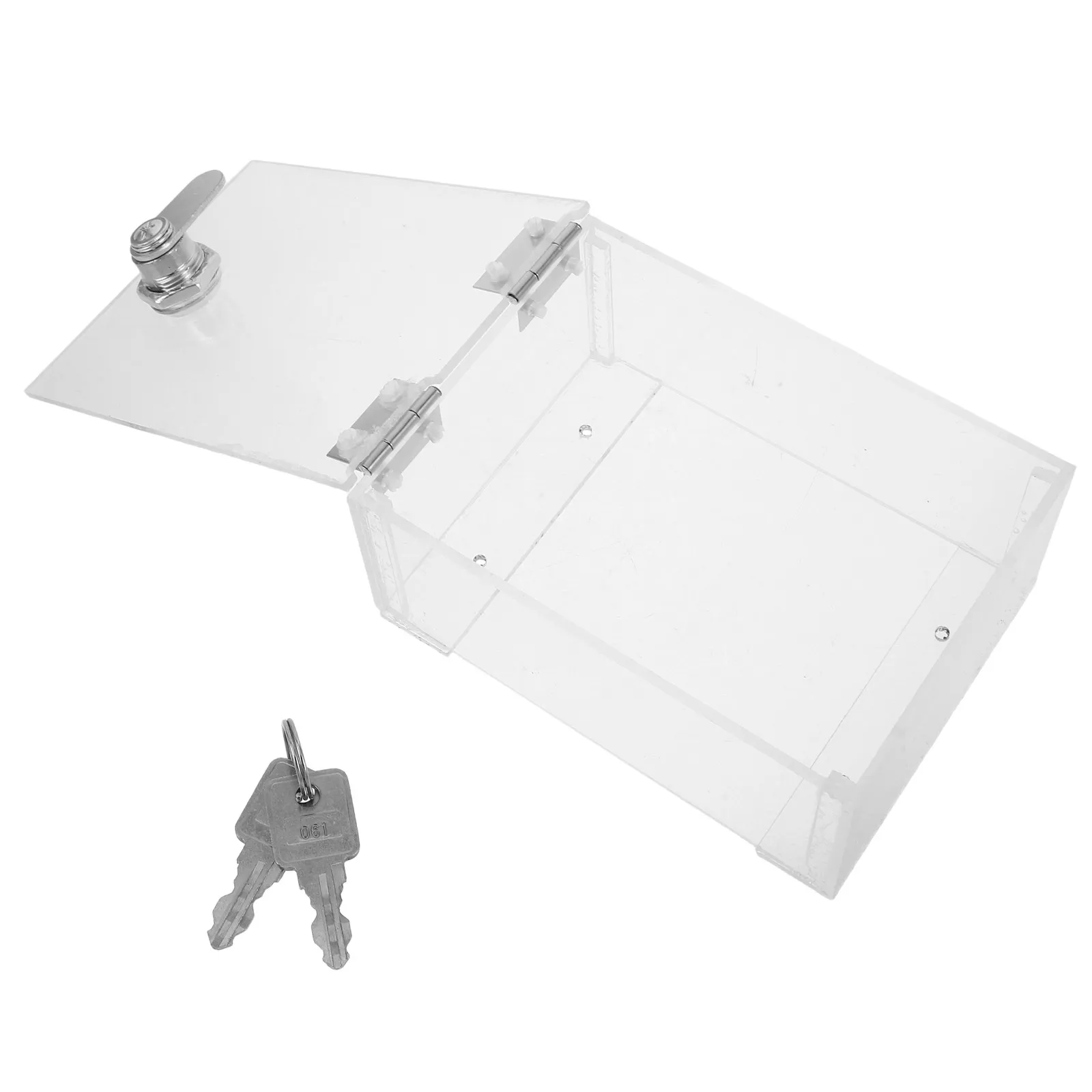 Clear Acrylic Outlet Cover Lock Key 86 Type Socket Waterproof Outdoor Electrical Switch Protection Box Home Kitchen Garage