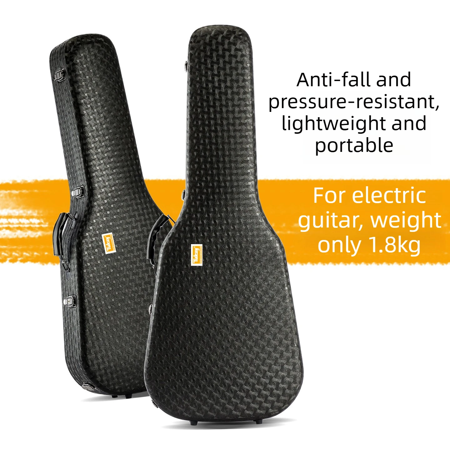 Electric Guitar Case 39 Inch Waterproof Moisture Electric Guitar Thick Fleece Pressure Hard Anti Fall Shockproof Instrument Case