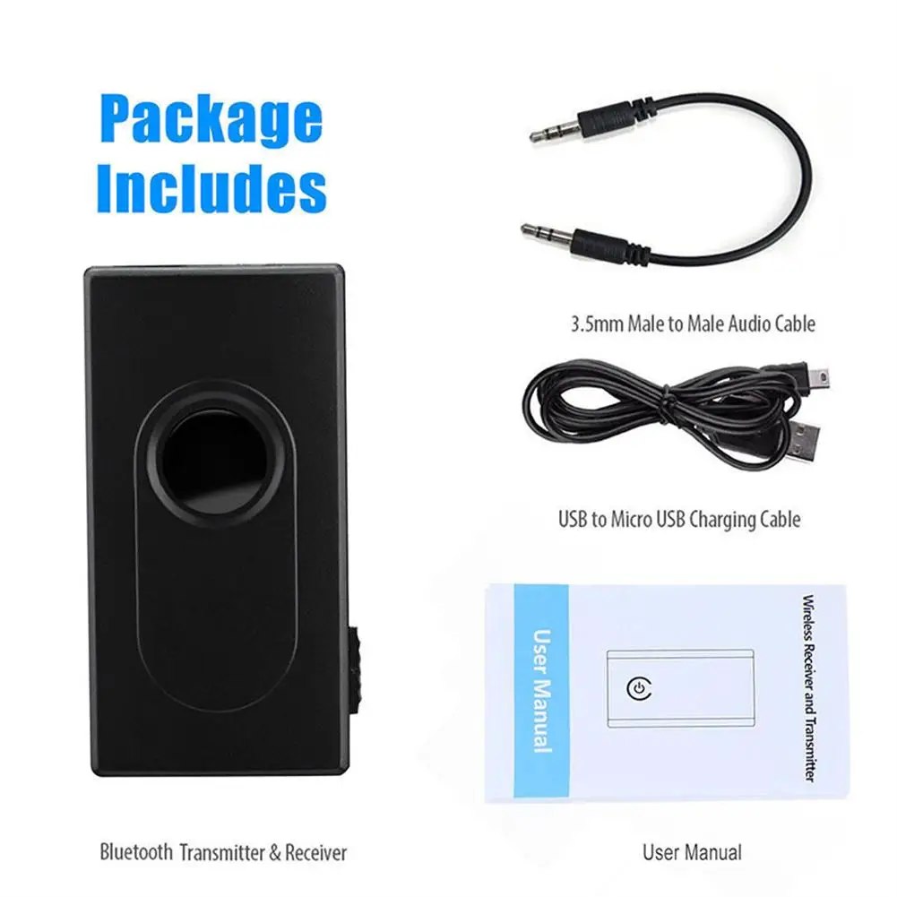 

Wireless Aux Adapter Car Kit Bluetooth-compatible Aux Music Receiver For Home Stereo Headphones Hands-Free Call