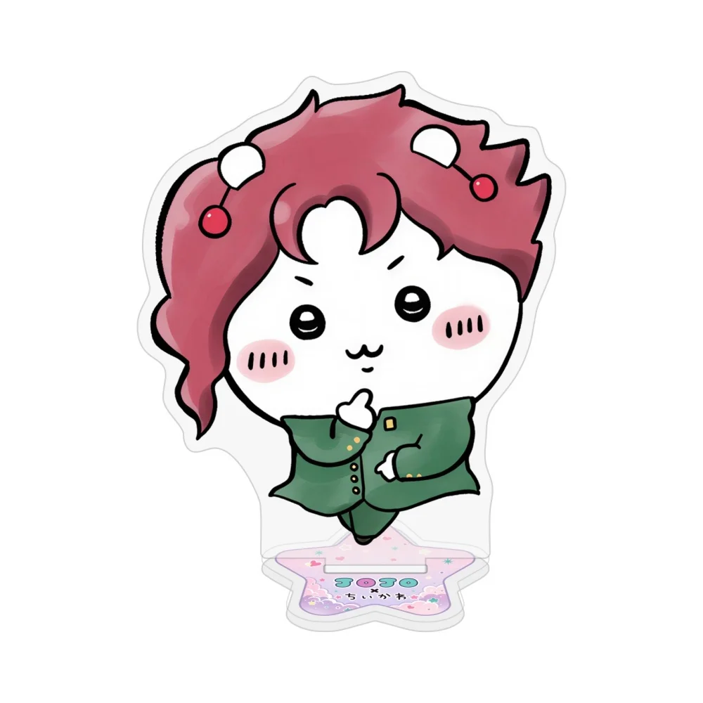 Anime Jojo Bizarre Adventure Acrylic Standee Jotaro Giorno Bruno Figure Stand Plate 10cm Desk Decoration Fans Gift Keychain - view 5