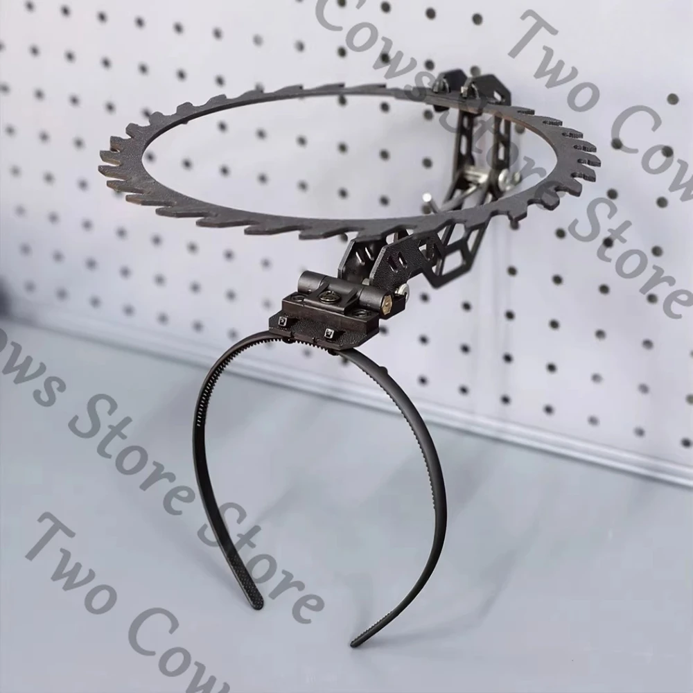 

Arknights Lemuen Cyberwind Hairband Wheel Angel Saw Ring Character Props Quadratic Element Cartoon Ambitus Souvenir Collect