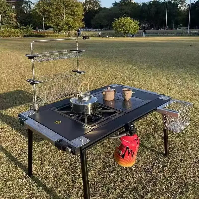 Outdoor IGT Table Frame,detachable Camping IGT FrName, Aluminum Lightweight Outdoor Table Portable 2-unit 3-unit 4-unit Frame