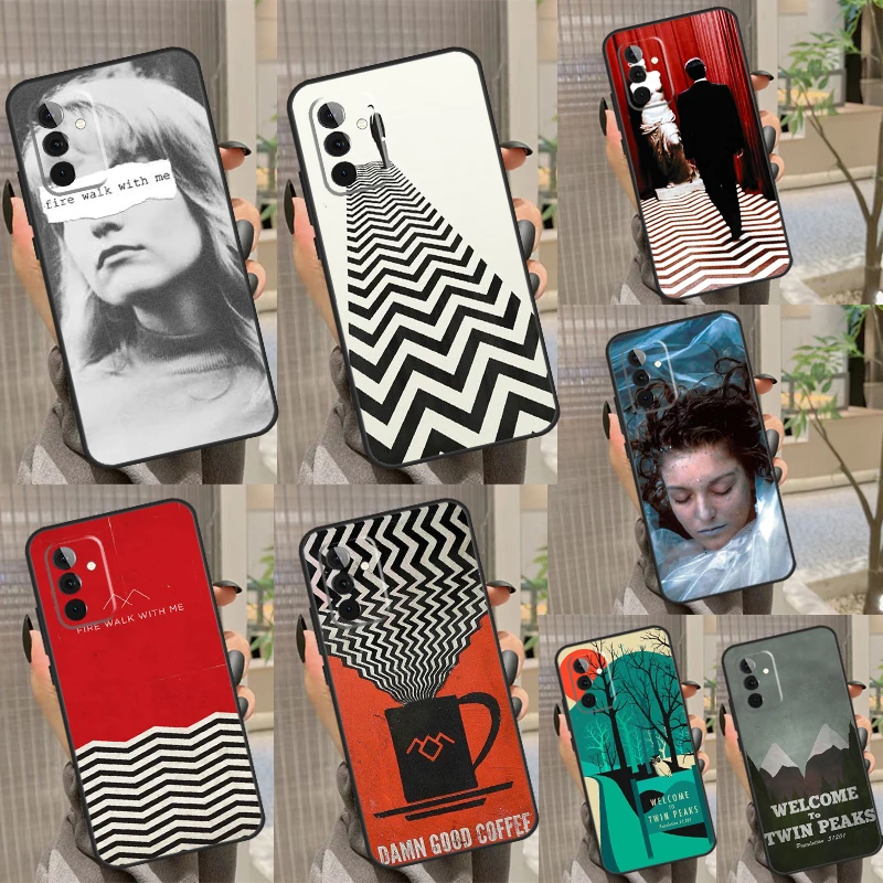 Twin Peaks Case For Samsung Galaxy A13 A23 A33 A53 A12 A22 A32 A42 A52 A51 A71 A14 A24 A34 A54 Coque