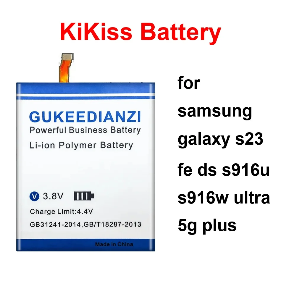 

Аккумулятор для мобильного телефона Samsung Galaxy S23 FE DS S916u S916w Ultra 5G Plus EB-BS912ABY EB-BS916ABY EB-BS711ABY, 5000-6000 мАч