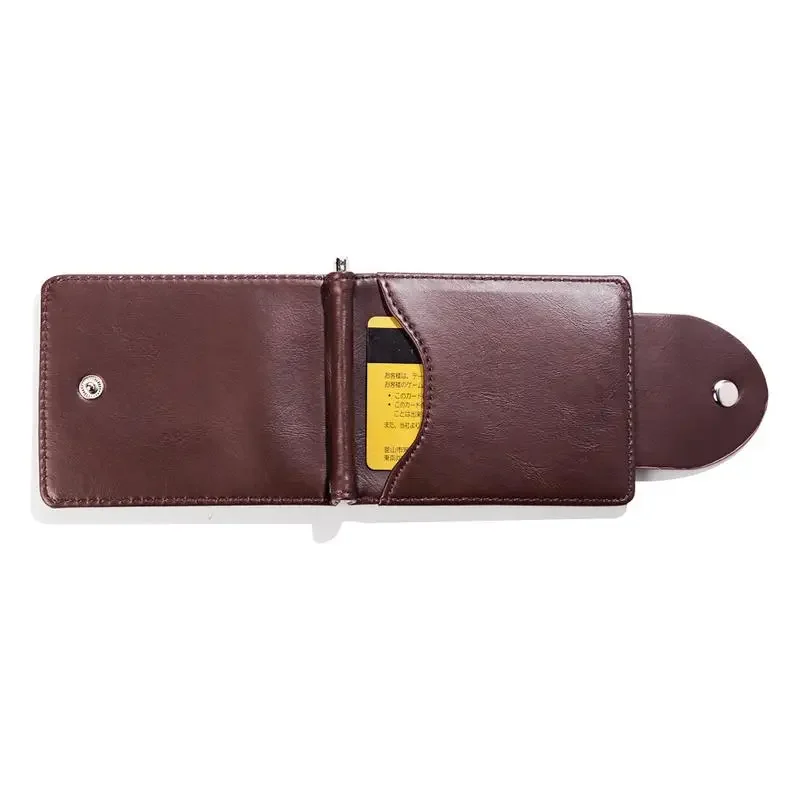 New Money Clips Men\'s Wallet Multifunctional Colorful Ultra-thin Men Purses