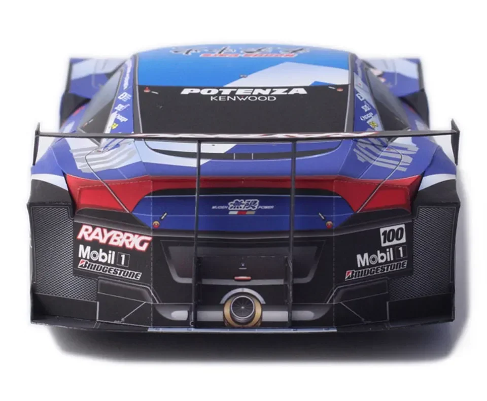 WRC 2011 HSV-010 GT 1:24 نموذج ورقي للسيارة، Dakar World Rally Racing Origami Art، صناعة يدوية ثلاثية الأبعاد Papercraft DIY Craft ZX-129 #3