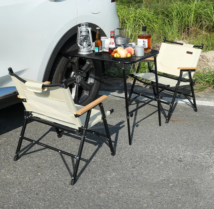 Outdoor Camping Table Car Tire Table Portable Folding Car Folding Camping Tire Pulling