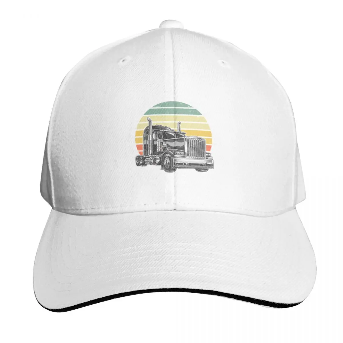 Gorra de béisbol Vintage para hombre, sombrero de camionero de aparejo grande, Semi remolque, regalo de conductor de camión, Verano