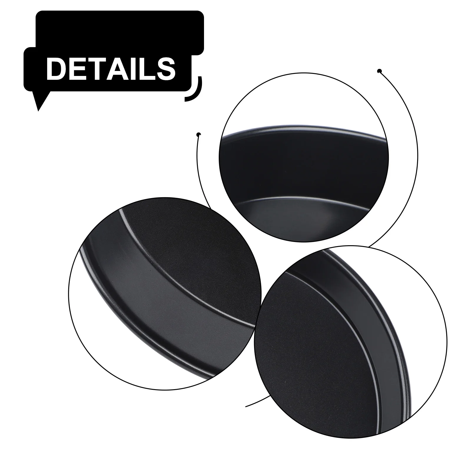 Heavy Duty Carbon Steel Pan Oven Safe Tray 7 Inches Carbon Steel Pan Rounded Smooth Edges Versatile Sizing Options