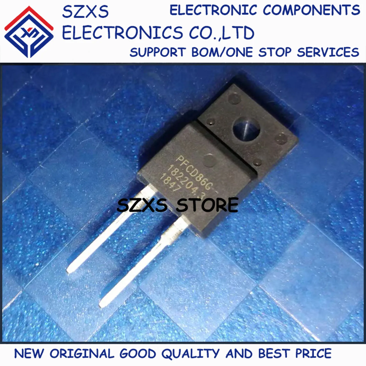 

New Original 10Pcs PFCD86G CMPFCD86GN TO-220F-2 8A 600V Fast Recovery Diode In Stock Electronic Components Good Quality