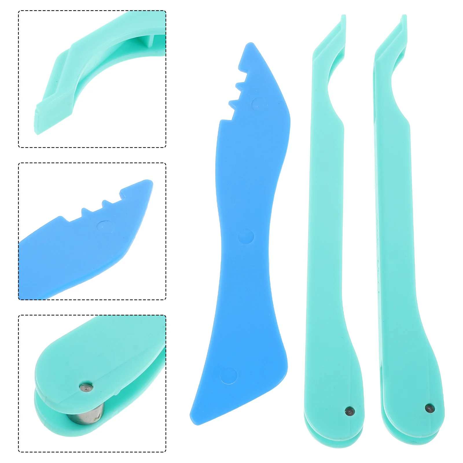 

1Set Copper Foil Hand Foiler Tool Kit Stained Glass Precision Burnisher Includes 2.28cm 0.64cm Foil for Glass Craft