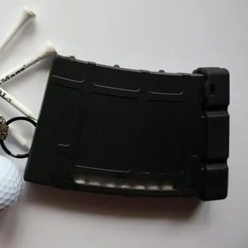 Professional Golf Tee Storage Holder Portable Golf Ball Stud Organizer Barrel Bundle Keychain Golf Training Aid Accessories