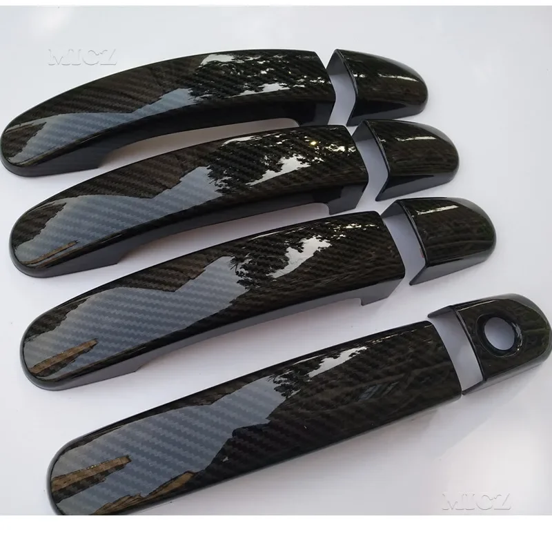 

For Ford Focus 2 MK2 2005 2006 II for Focus 3 MK3 III 4 MK4 C-Max Kuga Escape Sticker Carbon Fiber Car Door Handle Cover Trim