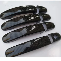 For Ford Focus 2 MK2 2005 2006 II for Focus 3 MK3 III 4 MK4 C-Max Kuga Escape Sticker Carbon Fiber Car Door Handle Cover Trim