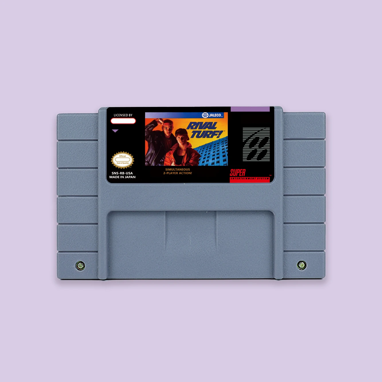 Rival Turf! Action game for SNES 16 bit Single Card USA NTSC EUR PAL Video Game Consoles Cartridge