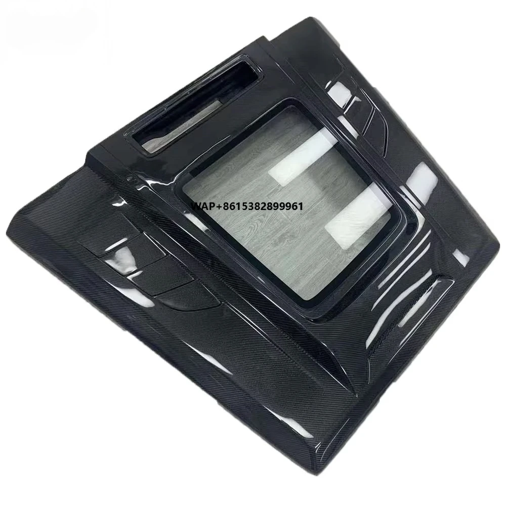 

High Quality Carbon Fiber Front Bonnet Hood With Glass For Mercedes-benz W463 G-Class G500 G55 G63