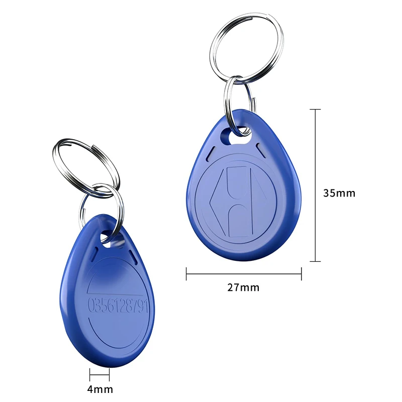 RFID 125KHz ID Card, EMID Access Control Cards, Non-Contact TK4100/EM4100 RFID Key Tags, Used for Access Control Systems