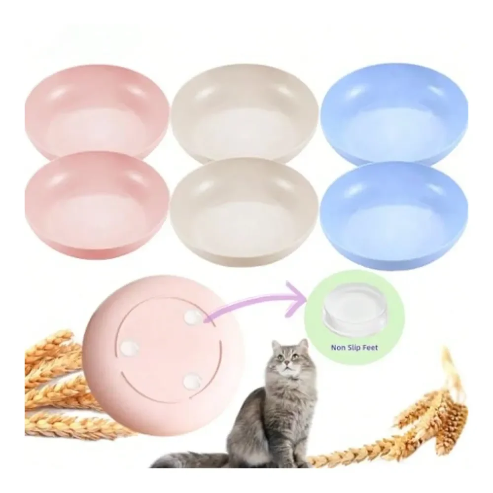 

Товары для собак, аксессуары для собак, миска для кошек с нескользящими ножками, миски для кошек против усталости носовых раковин, пластиковые миски для кошек, набор мисок для кошек