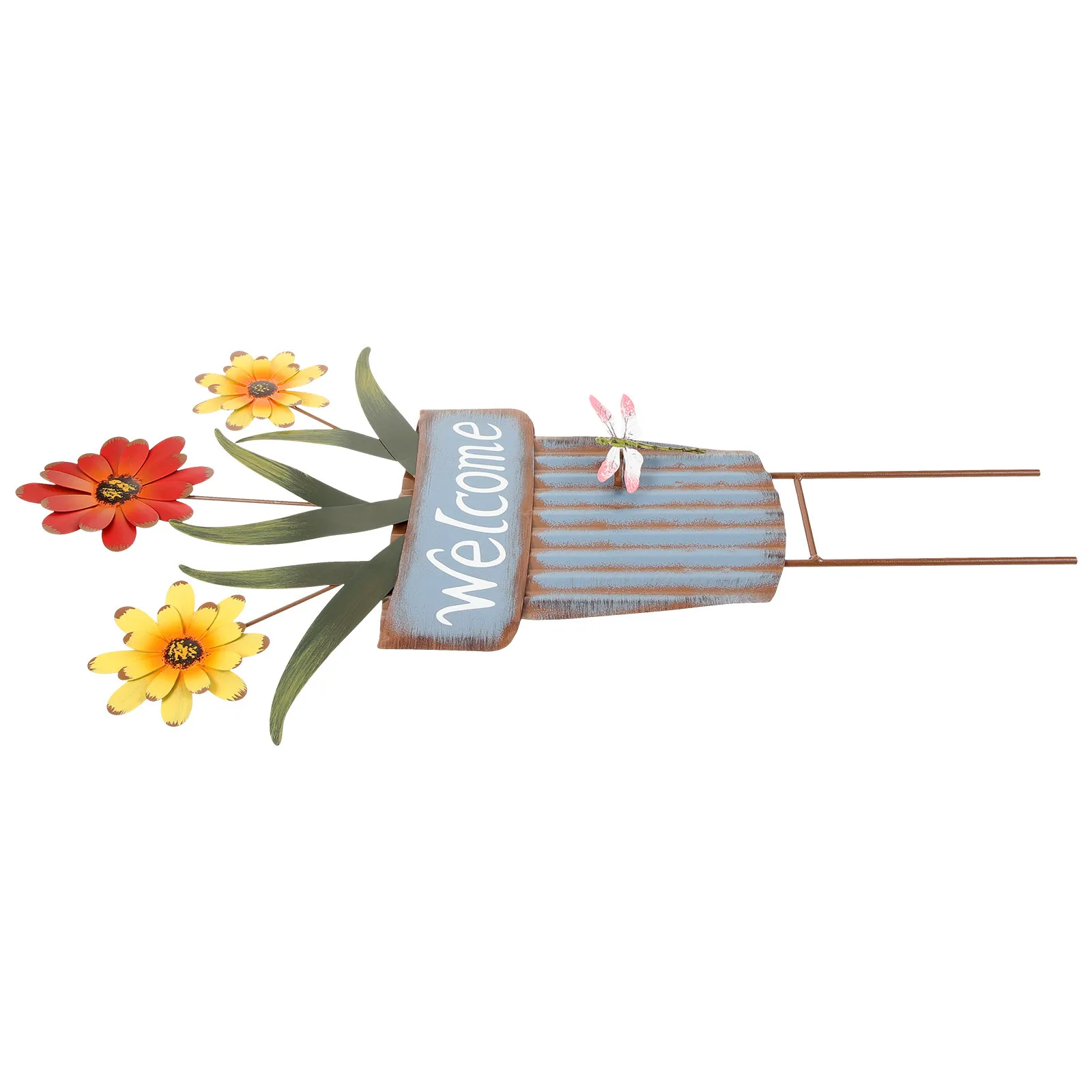 

Metal Daisy Wall Decoration Elegant Garden Stake for Living Room Bedroom Outdoor Flower Wall Art Home Decor Garden Stake
