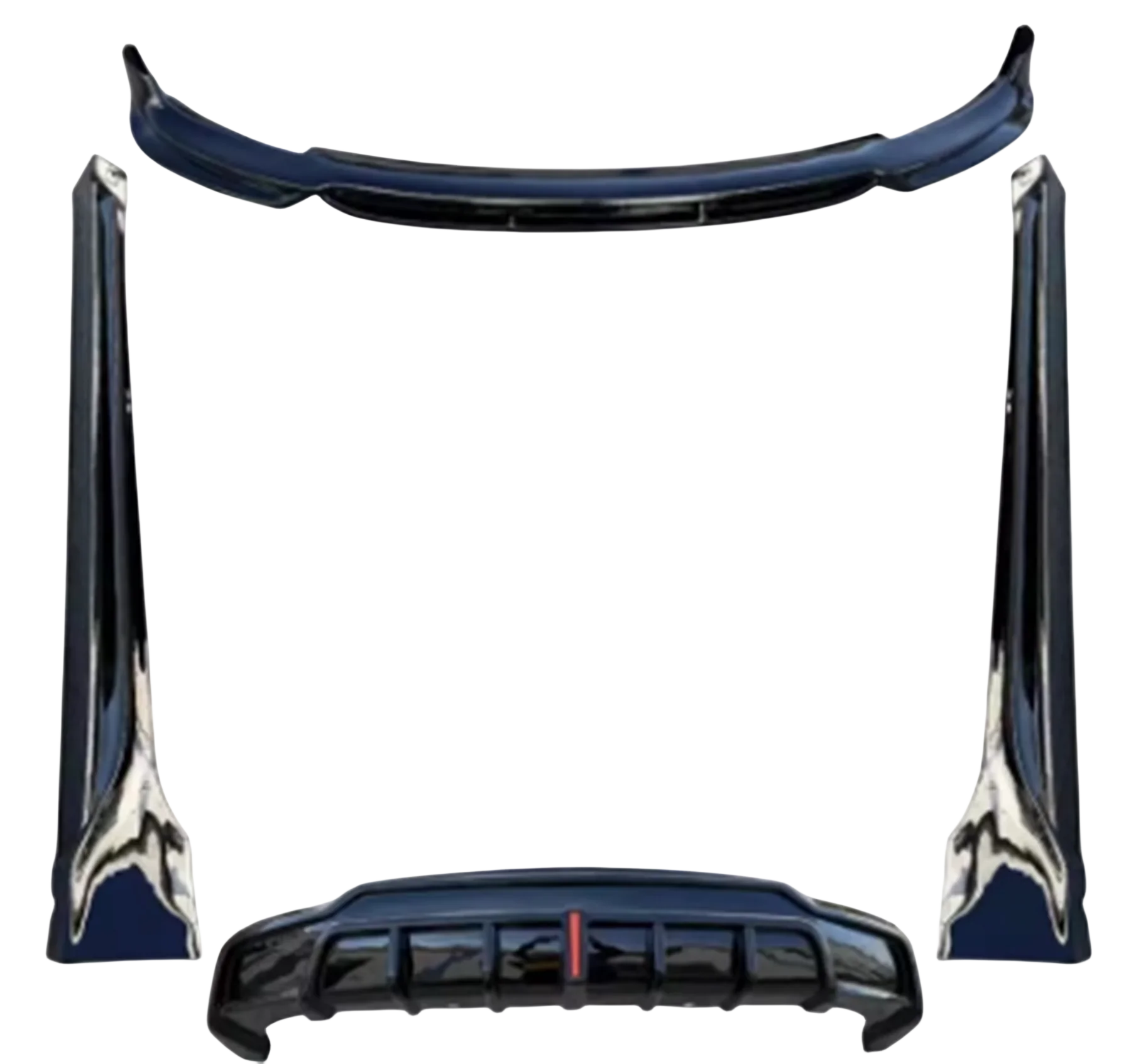 

Car Front rear Bumper lip Side skirts Body kit for Tesla Modle3