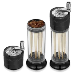 4 Layer 50mm Joint Roller Cigarette Making Machine Smoking Accessories Manual Aluminum Spice Grass Herb Tobacco Grinder Crusher