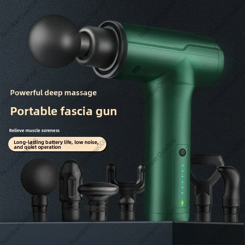 Mini Massage Gun Deep Tissue Muscle Relaxer Electric Fascia Gun for Athletes Quiet Portable Percussion Massager for Men Women