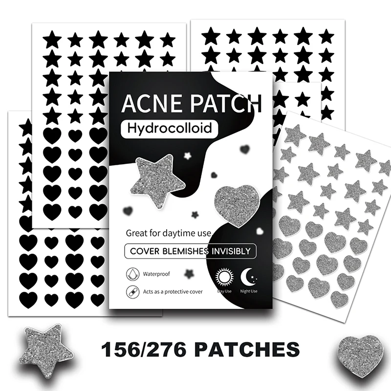 Adesivo patch per brufoli per l'acne Trattamento impermeabile per l'acne Strumento per la rimozione dei brufoli Maschera per il viso Cura della pelle Brufolo nascosto