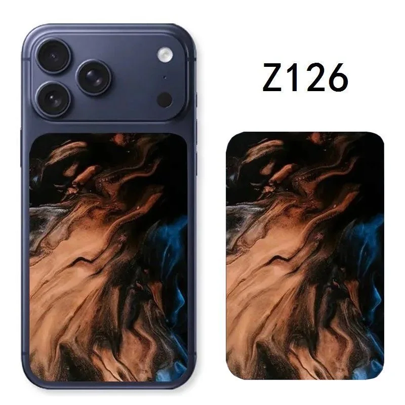 

4PCS MIX For Apple iPhone 17 Pro back panel sticker 17Promax color film phone matte cool anti scratch back film