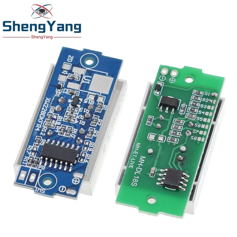TZT 1S 2S 3S 4S Single 3.7V Lithium Battery Capacity Indicator Module 4.2V Blue Display Electric Vehicle Battery Power Tester image 6