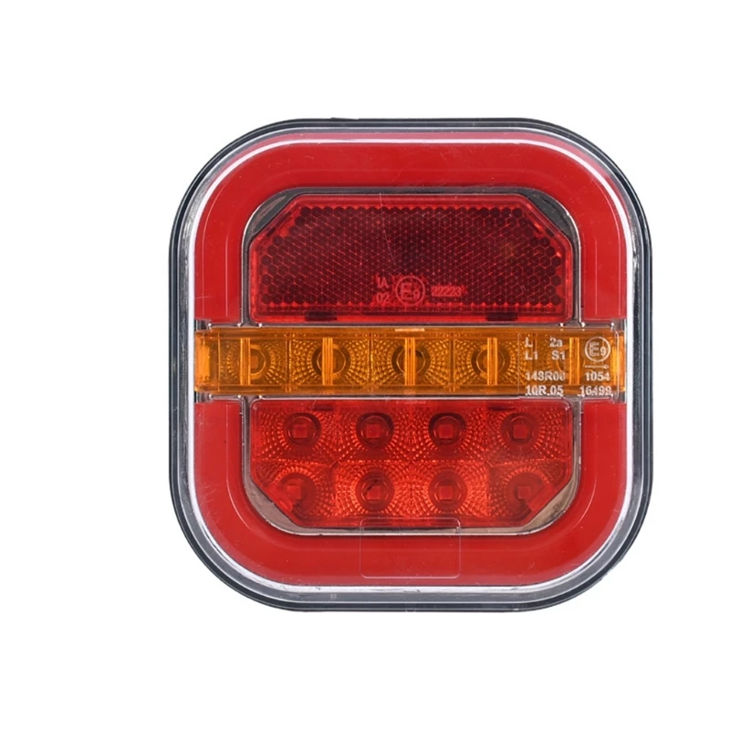 400B Energy Efficient LED Stop Turn Tail Lights with Integrated License Plate Light LED Trailer Light for Heavy Duty Vehicles