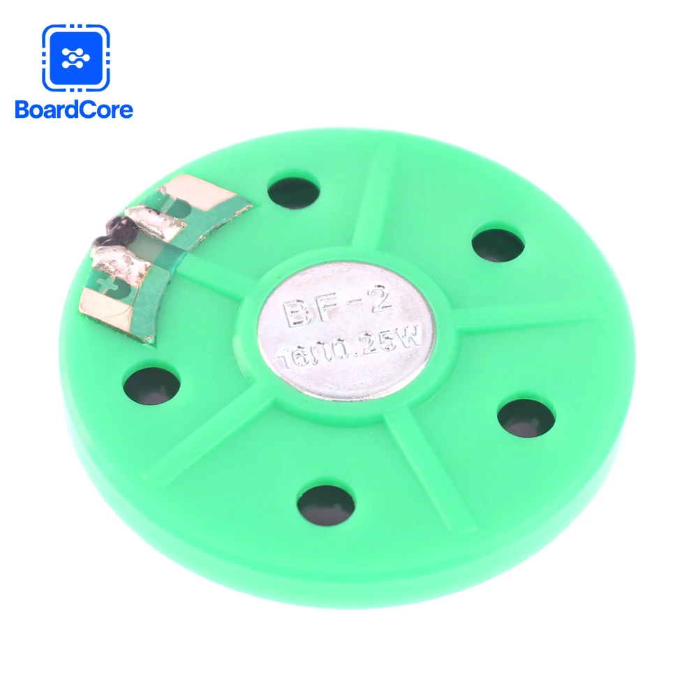 5PCS 40MM Diametro Altoparlante 8/16Ohm 0.25W Custodia In Plastica Magnete Interno 40MM × 5MM 8R/16R 0.25 Watt Altoparlante per Auto Giocattolo clacson