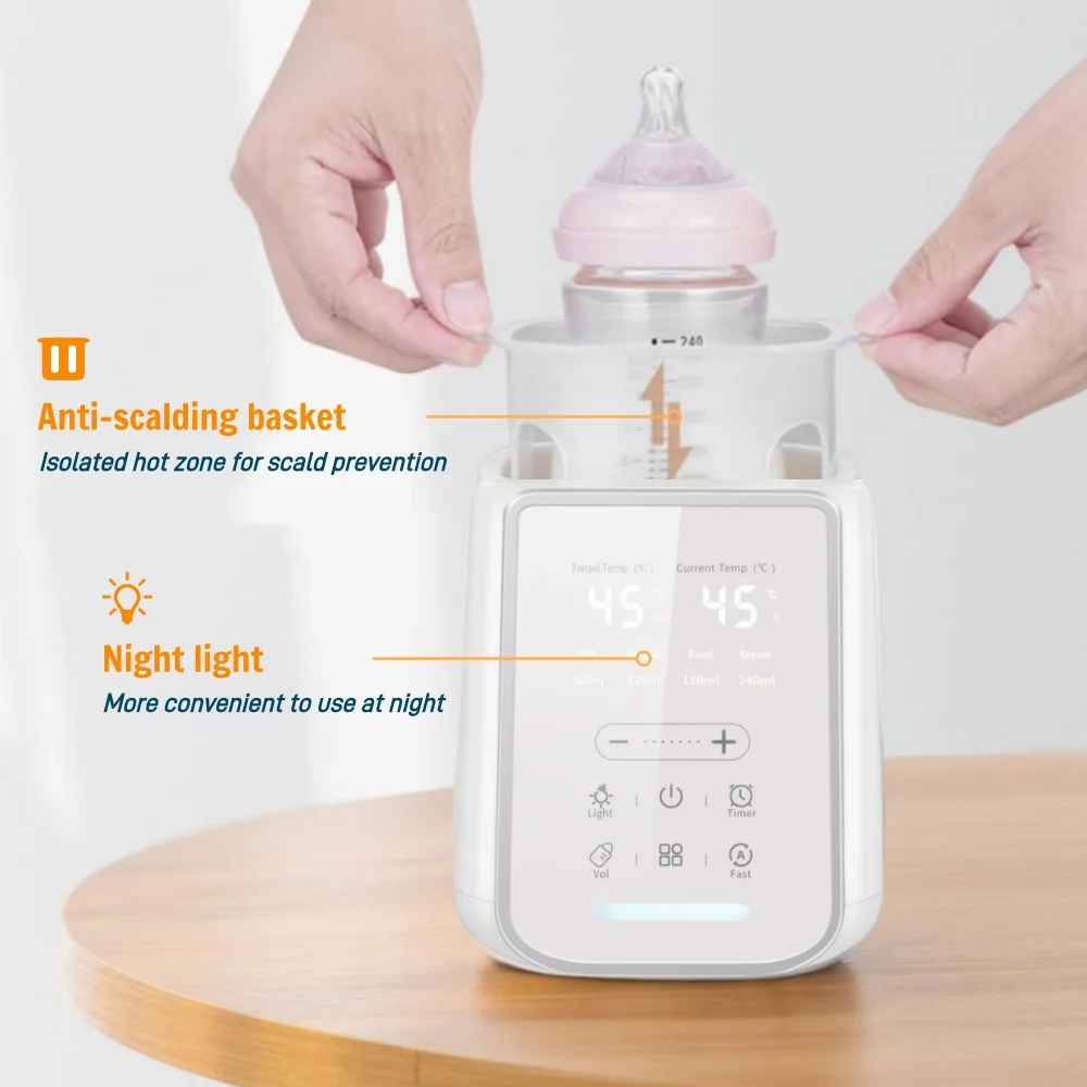 8In1 Baby Bottle Warmer Sterilizer UK - close-up view
