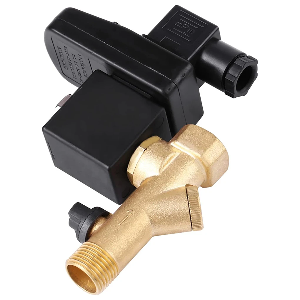 Valvola di scarico temporizzata elettronica automatica G1/2 DN15 per valvola di scarico solenoide di gestione condensa del compressore d'aria AC230V