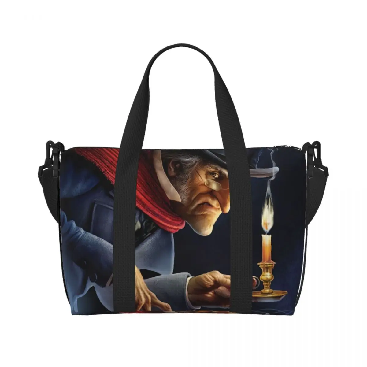 

Пользовательские рождественские керомы, анимированные фильмы, продуктовая сумка-тоут, сумки для покупок, женские большие вместительные спортивные пляжные дорожные сумки