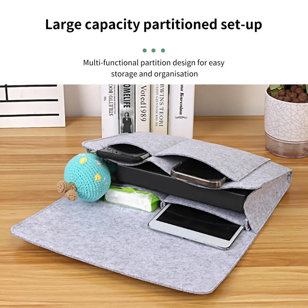 Home Supplies  Excellent Couch Side Pockets Storage Bag Space-saving Storage Case Non-slip   for Home