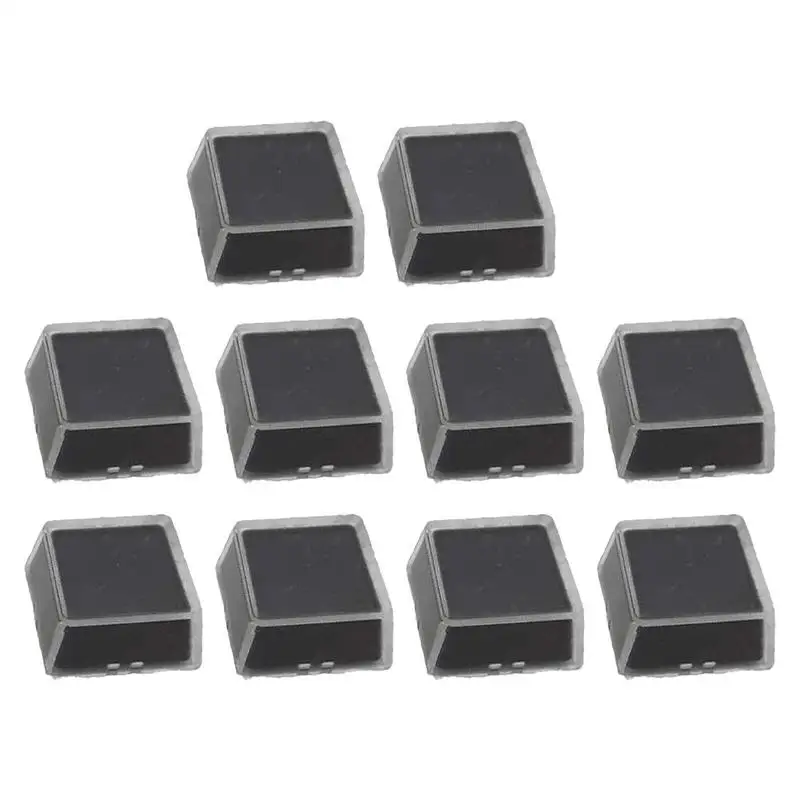 10 Pcs Transparent Black Keycaps Double-layer Keycaps Removable Paper Clips Relegendable Mx Switch Custom Keycap