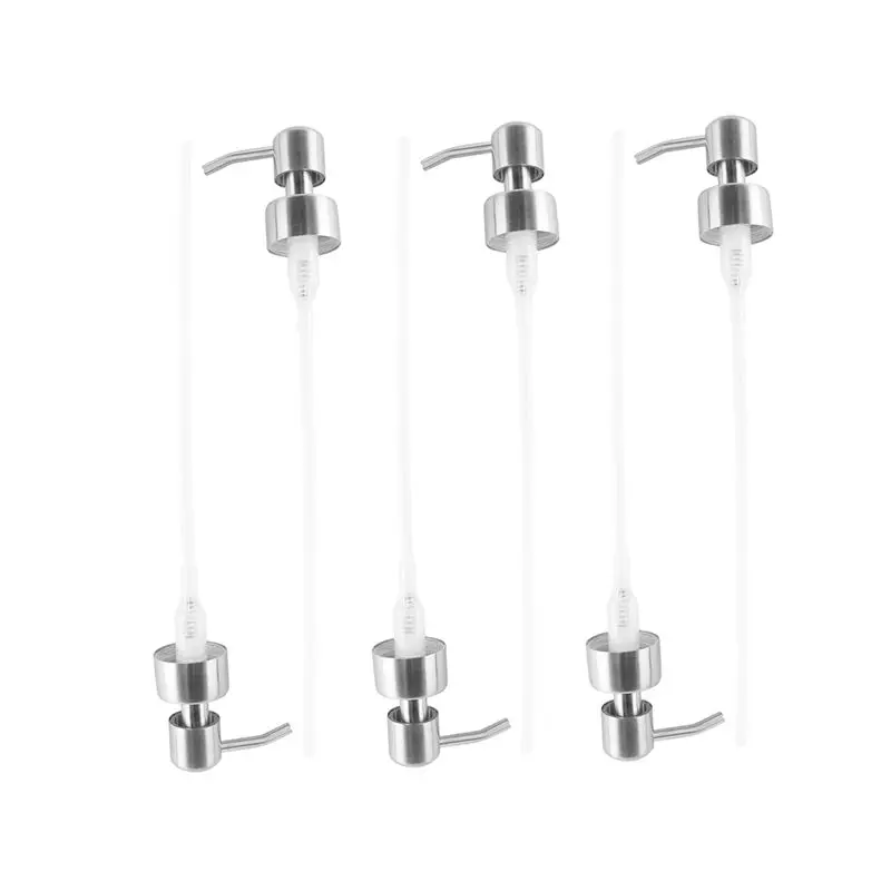 

B03C-Soap Dispenser Pump Replacement - 304 Stainless Steel Soap And Lotion Dispenser Pump For Regular 28/400 Neck Bottles