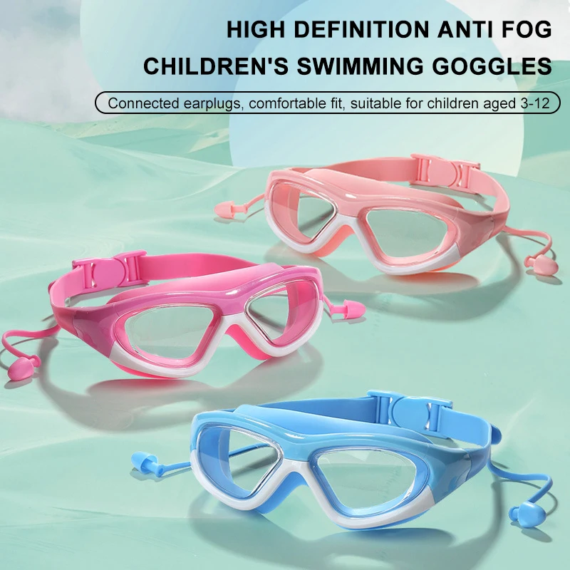 New Children Waterproof Adjustable BDiving Silicone UV Protection Anti-fog Practical Water Sports Swimming Goggles For KidsAcc view 3