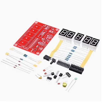 1 partia zestawy DIY RF 1Hz-50MHz oscylator kwarcowy miernik częstotliwości miernik cyfrowy LED miernik testowy