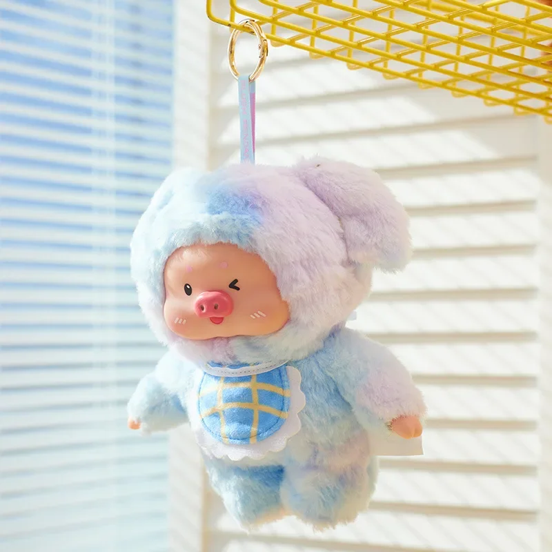 Minuo Pig Treasure Small Ranch Plush กล่องตาบอดของเล่น Kawaii Action Figure เดสก์ท็อปตกแต่ง Molde จี้ตุ๊กตาสาวของขวัญแปลกใจ