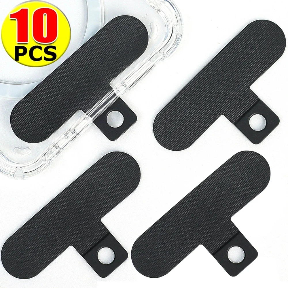 1-10PCS Sturdy TPU Cellphone Lanyard Gasket Pads Universal Flexible Phone Replacement Part Hanging Strap Patches Cord Clip