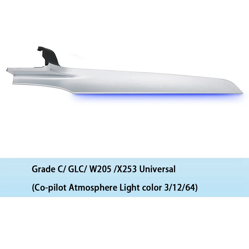 For Mercedes-Benz C-Class / GLC / W205 / X253 AMG Passenger Ambient Light Upgrade